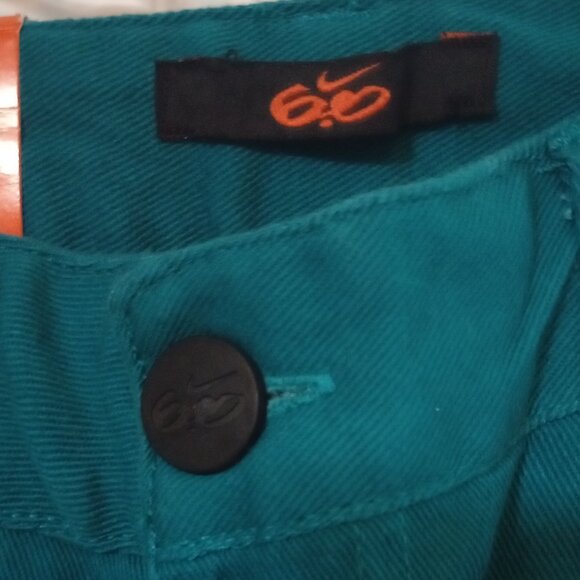 Nike 6.0 Aqua Blue Denim Jeans 18 Youth - Picture 5 of 13